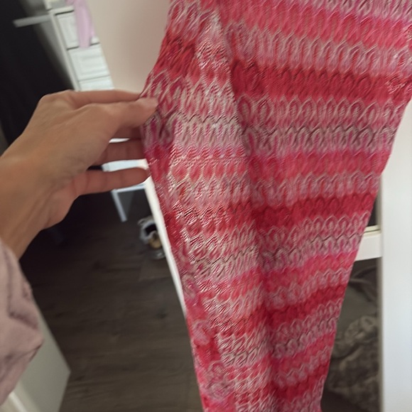 Pink and Red Patterned Pants - Picture 2 of 4